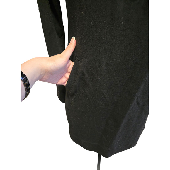 Lily pulitzer black quarter zip dress with sleeve detailing, size small - Picture 3 of 6